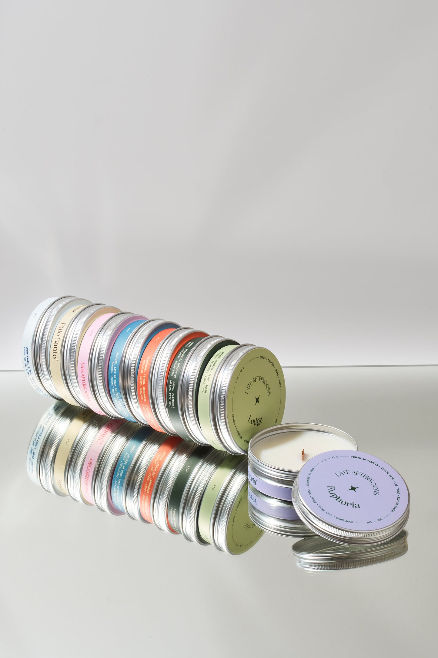 Bougie Euphoria | Oiseau de paradis, litchi rose et lys tigré