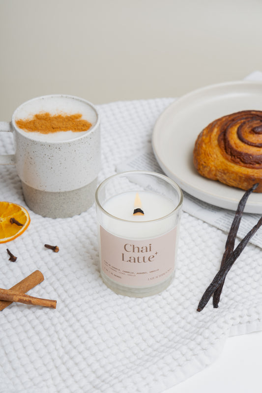 Bougie Chai Latte | Clou de Girofle, Cannelle, Agrumes, Vanille